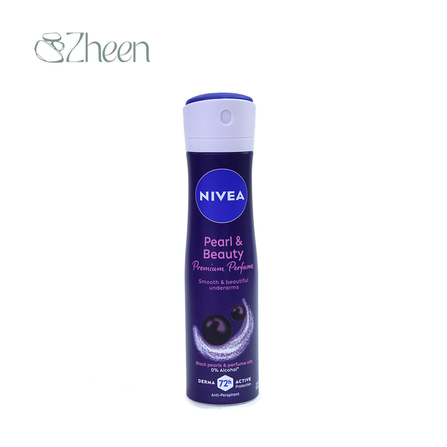 اسپری زنانه نیوا مدل بلک اند وایت PEARL & BEAUTY